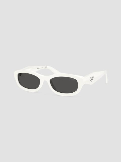 Prada Women's 54MM Pillow Sunglasses - Black White