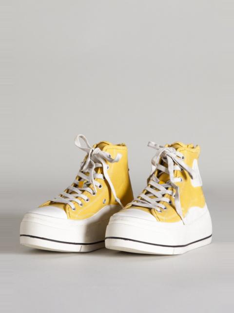 R13 Kurt High Top Sneaker - Gold | R13 Denim Official Site