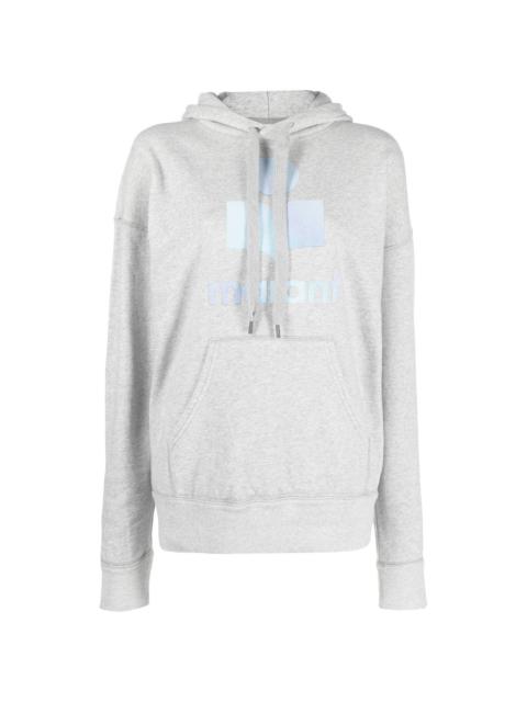 Isabel Marant Étoile logo-print long-sleeved hoodie
