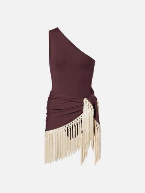 Taller Marmo Yacare swimsuit and beach cover-up set