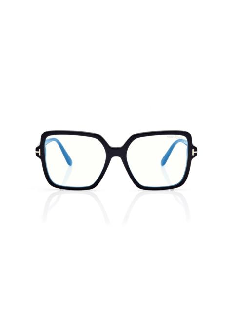 TOM FORD SQUARE BLUE BLOCK OPTICALS