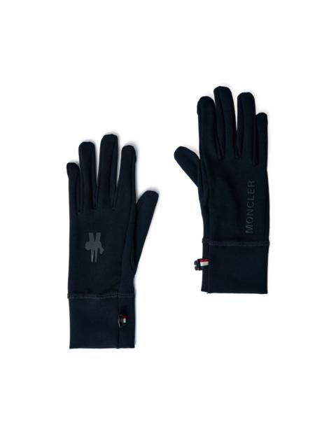 Moncler Grenoble logo full-finger gloves