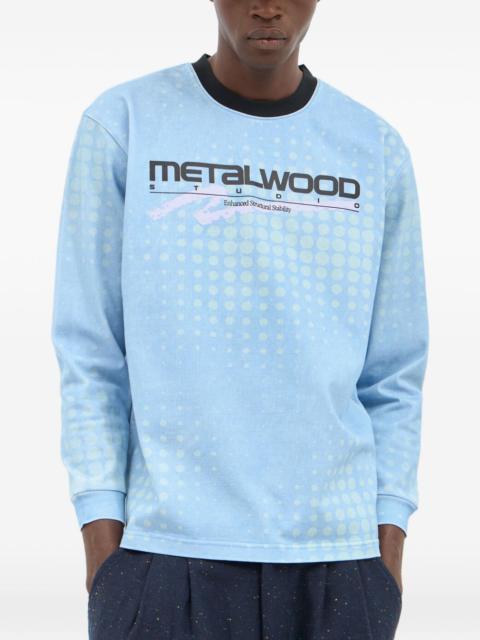 Metalwood Studio logo-print long-sleeve T-shirt