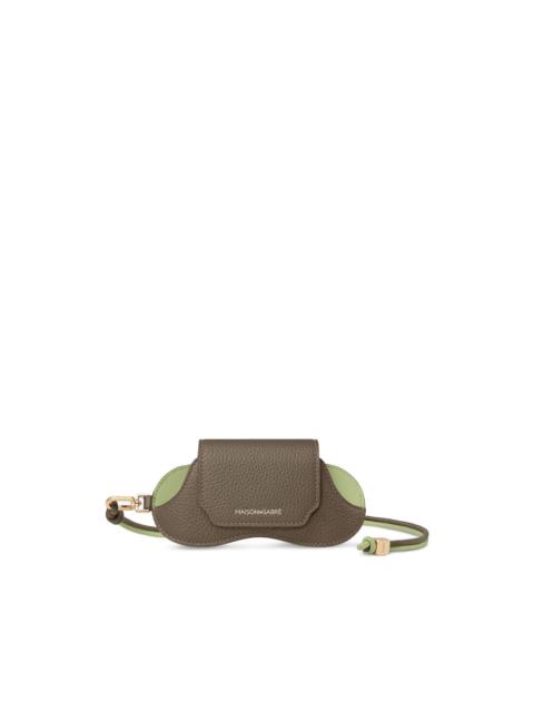 MAISON de SABRÉ clippable leather sunglasses sling case