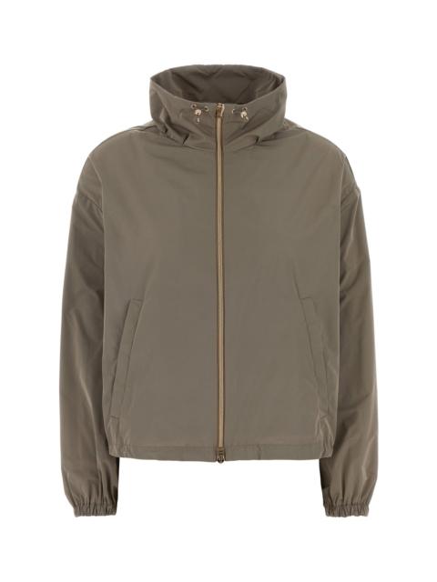 Herno Dove grey polyester windbreaker
