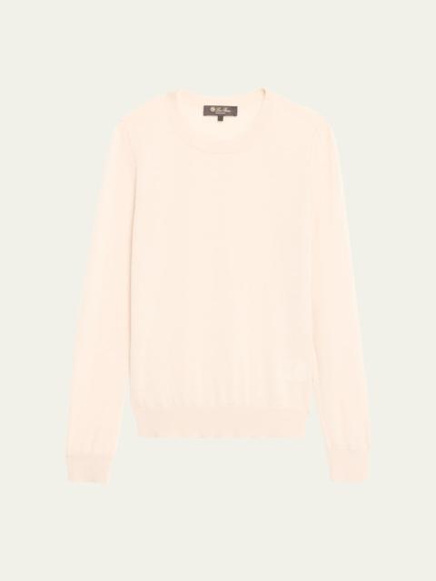 Loro Piana Long-Sleeve Cashmere Sweater