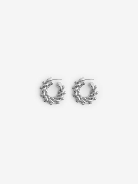 Silver Spear Chain Earrings