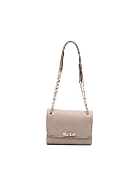 GUESS USA embossed chain shoulder bag