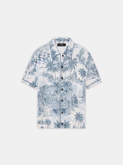 AMIRI CHATEAU PALMS CAMP SHIRT