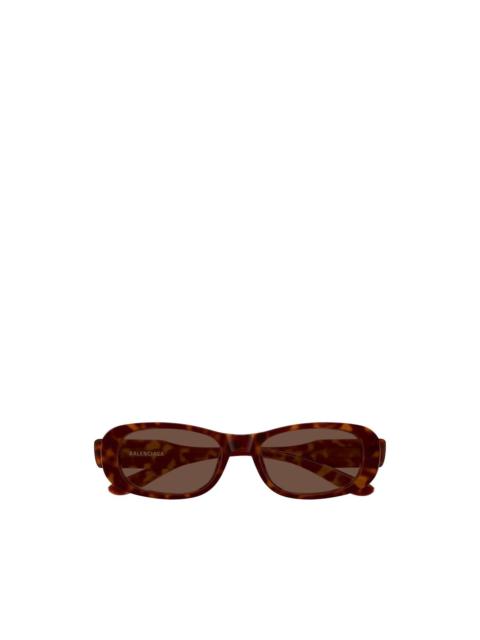 BALENCIAGA tortoiseshell-effect sunglasses