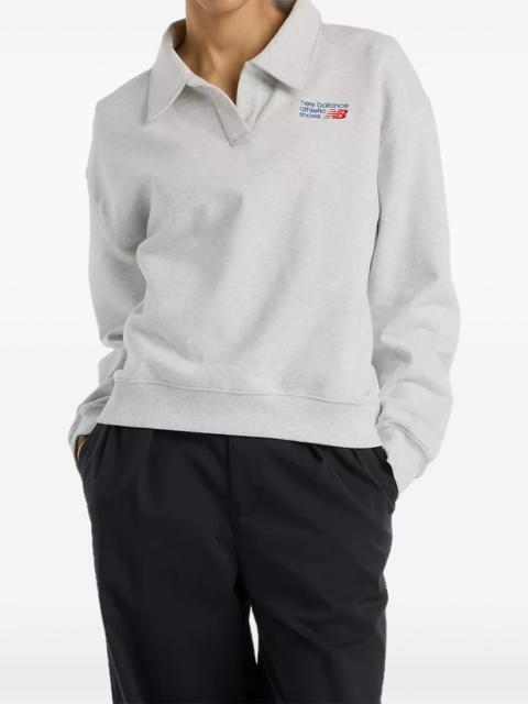 New Balance polo-collar sweatshirt