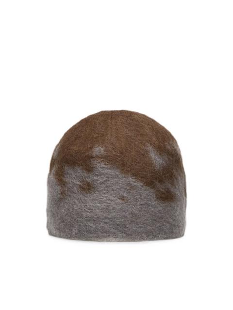 GRAMICCI mohair splatter beanie hat