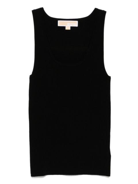 MICHAEL KORS ribbed scoop-neck tank top