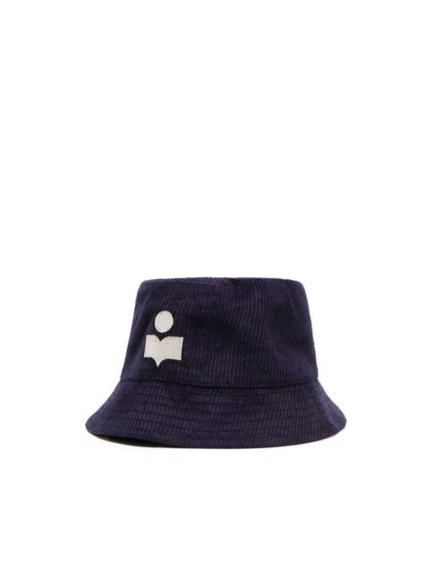 Isabel Marant embroidered logo bucket hat