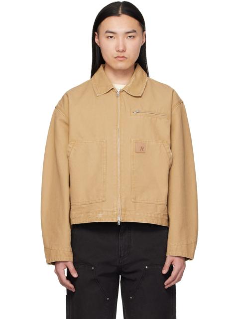 REPRESENT HEATON WORKER JACKET - IRISH CREAM