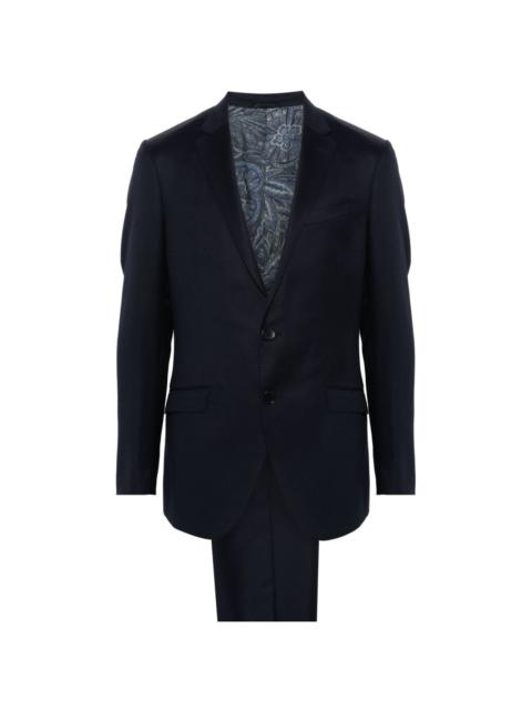 Etro single-breasted wool suit