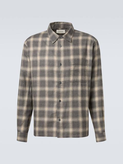 FRAME Plaid cotton shirt