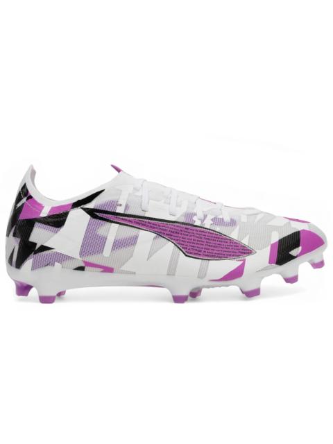 PUMA Puma Ultra 5 Match Forever FG/AG White Pure Magenta Feather Gray Black
