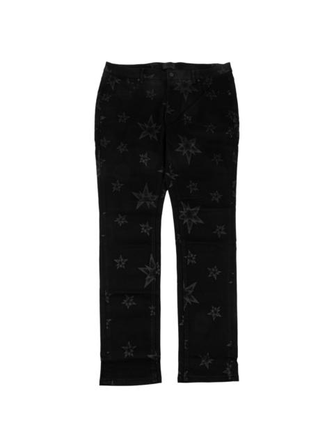 RTA Bryant Skinny Jean "Black Allover Star" MEXOD1220 J1205BKALS
