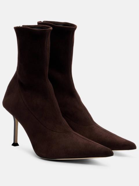 CHRISTEN Helix 75 suede ankle boots