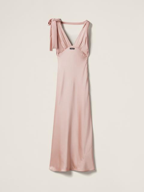 Miu Miu Long satin dress