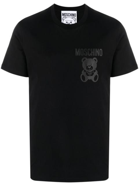 Moschino Teddy Bear-appliquÃ© cotton T-shirt