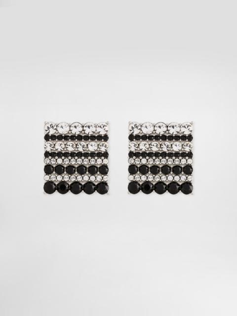 Dolce & Gabbana Enameled cufflinks with logo