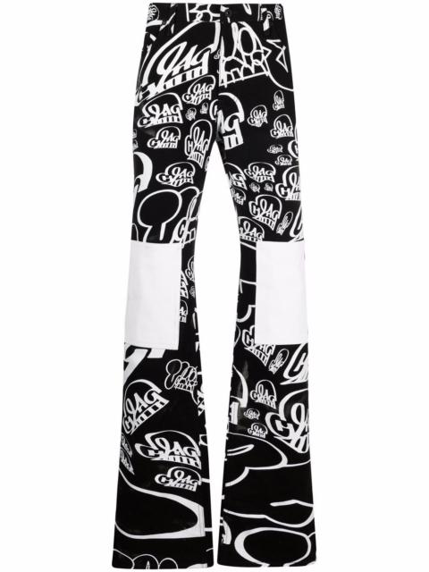 Off-White x Katsu printed straight-leg jeans