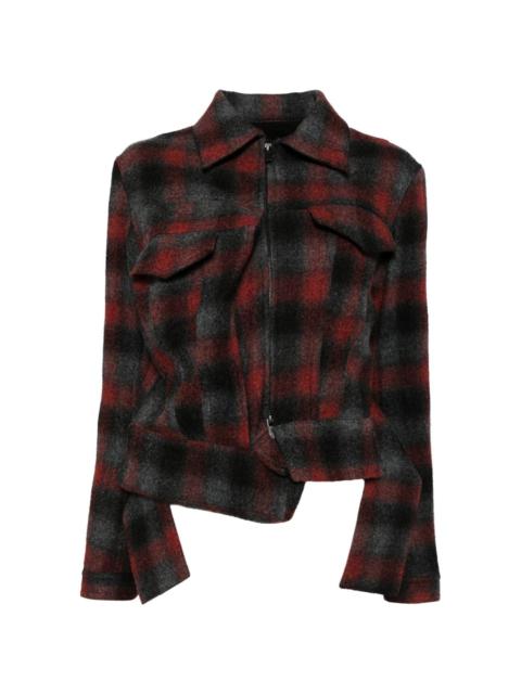 Yohji Yamamoto checked jacket