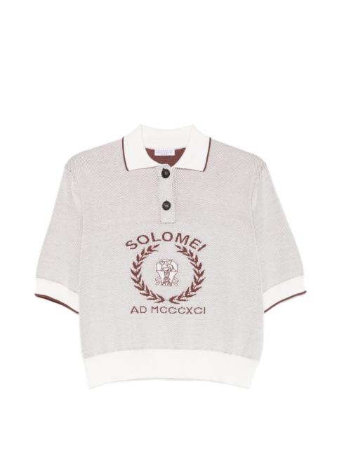 Brunello Cucinelli graphic polo shirt
