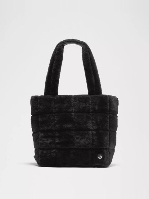 lululemon Quilted Grid Tote Bag 12L *Plush Fleece