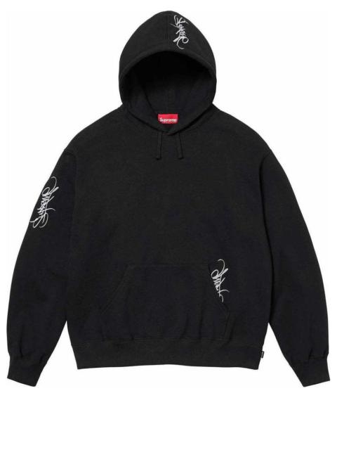 Supreme Tag Hooded Sweatshirt 'Black White' SUP-SS24-060