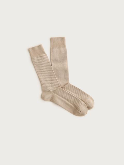 J.CREW Texture-stripe socks