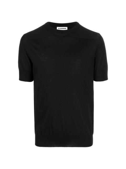 short-sleeve wool T-shirt