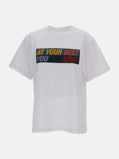 sacai Short-sleeved shirt with print