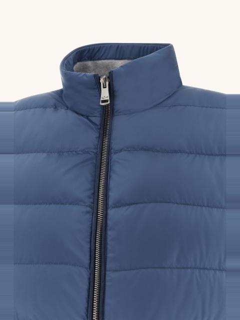 Paul & Shark TECHNICAL ULTRALIGHT DOWN GILET WITH ALCANTARA® DETAILS