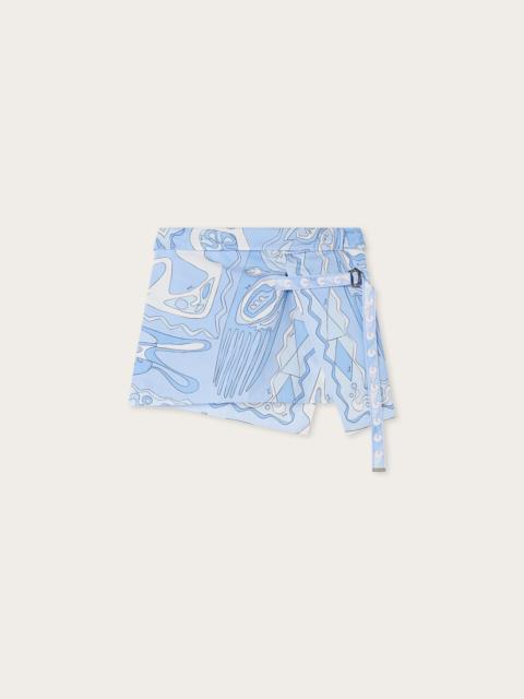 PUCCI ANGOLI PRINT WRAP SKIRT