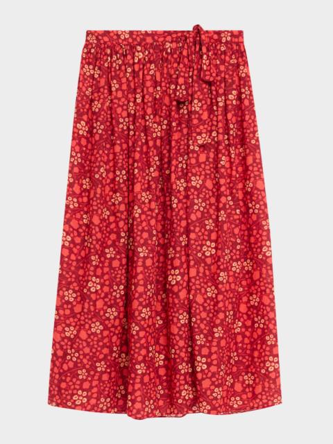 ULLA JOHNSON Suri Midi Skirt Coverup
