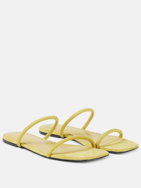 Totême The Minimalist suede sandals