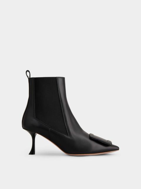 Roger Vivier Viv' in The City Booties in Leather