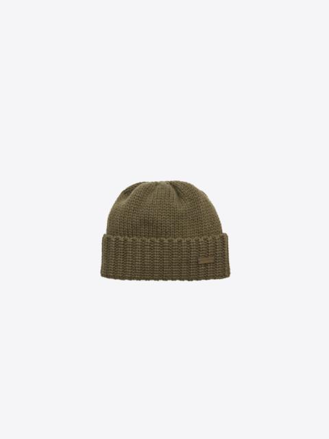 SAINT LAURENT cuffed beanie in cashmere