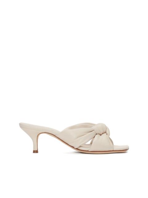 FABIANA FILIPPI knot-detail leather sandals