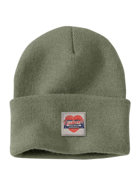 Carhartt Women's Knit Heart Patch Beanie
