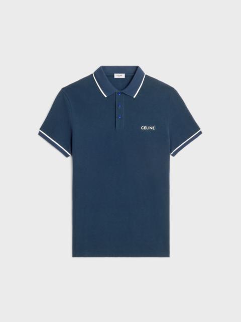 classic polo shirt in cotton piqué