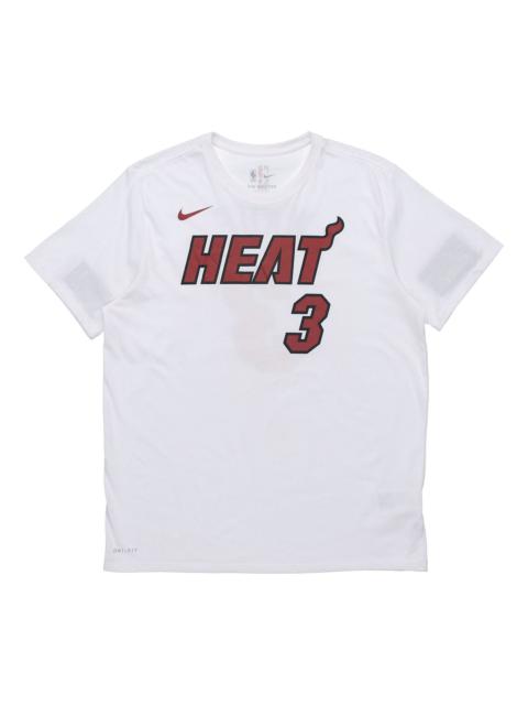 Nike Nike NBA Wade Dwayne Miami Heat limited Jersey Short Sleeve White 870787-117