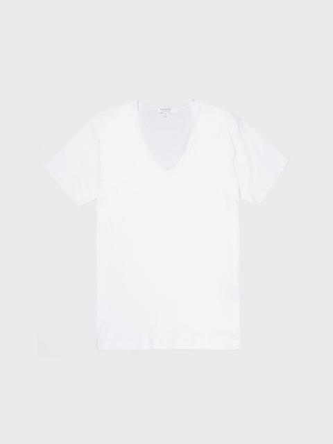 Sunspel Sea Isalnd Cotton V‑Neck Underwear T‑shirt