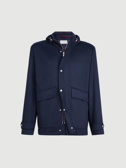 Brunello Cucinelli Lightweight cashmere flannel parka