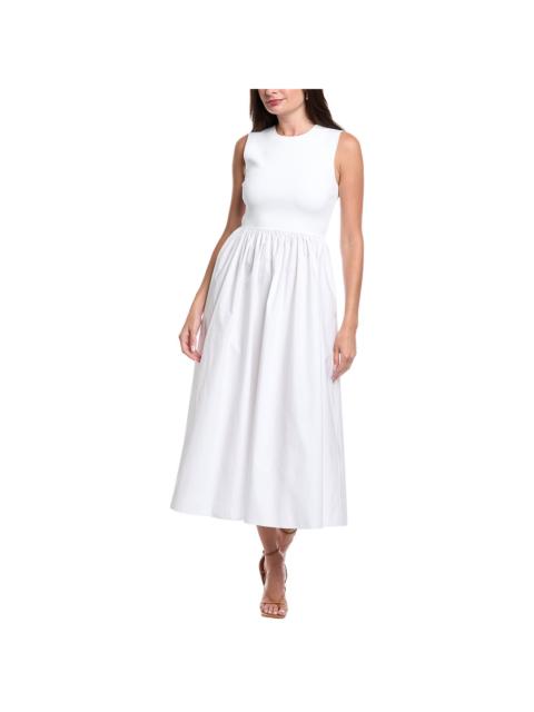 Theory Theory Mixed Media Midi Dress