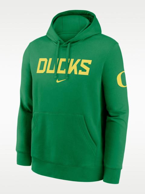 Nike Oregon Club 2-Hit Nickname Men's Nike College Pullover Hoodie
