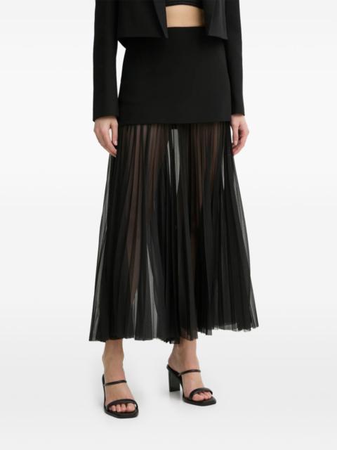 A.L.C. pleated midi skirt